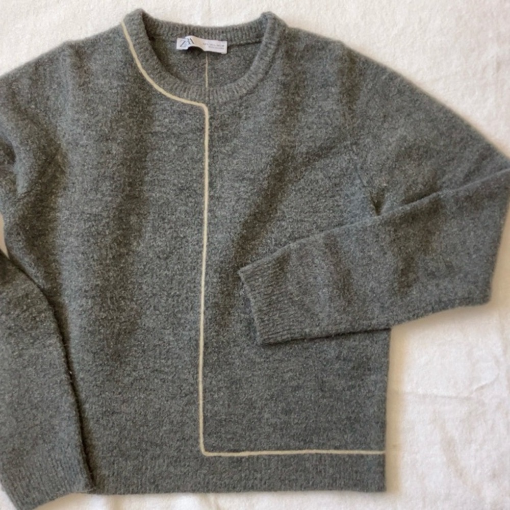 Zara Charcoal Knit Sweater